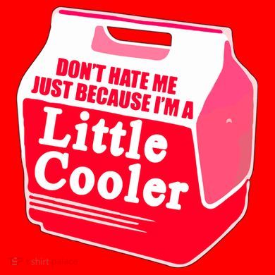 Don't Hate Me Because I'm A Little Cooler Santa Hat