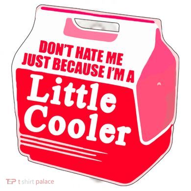 Don't Hate Me Because I'm A Little Cooler Ceramic Ornament