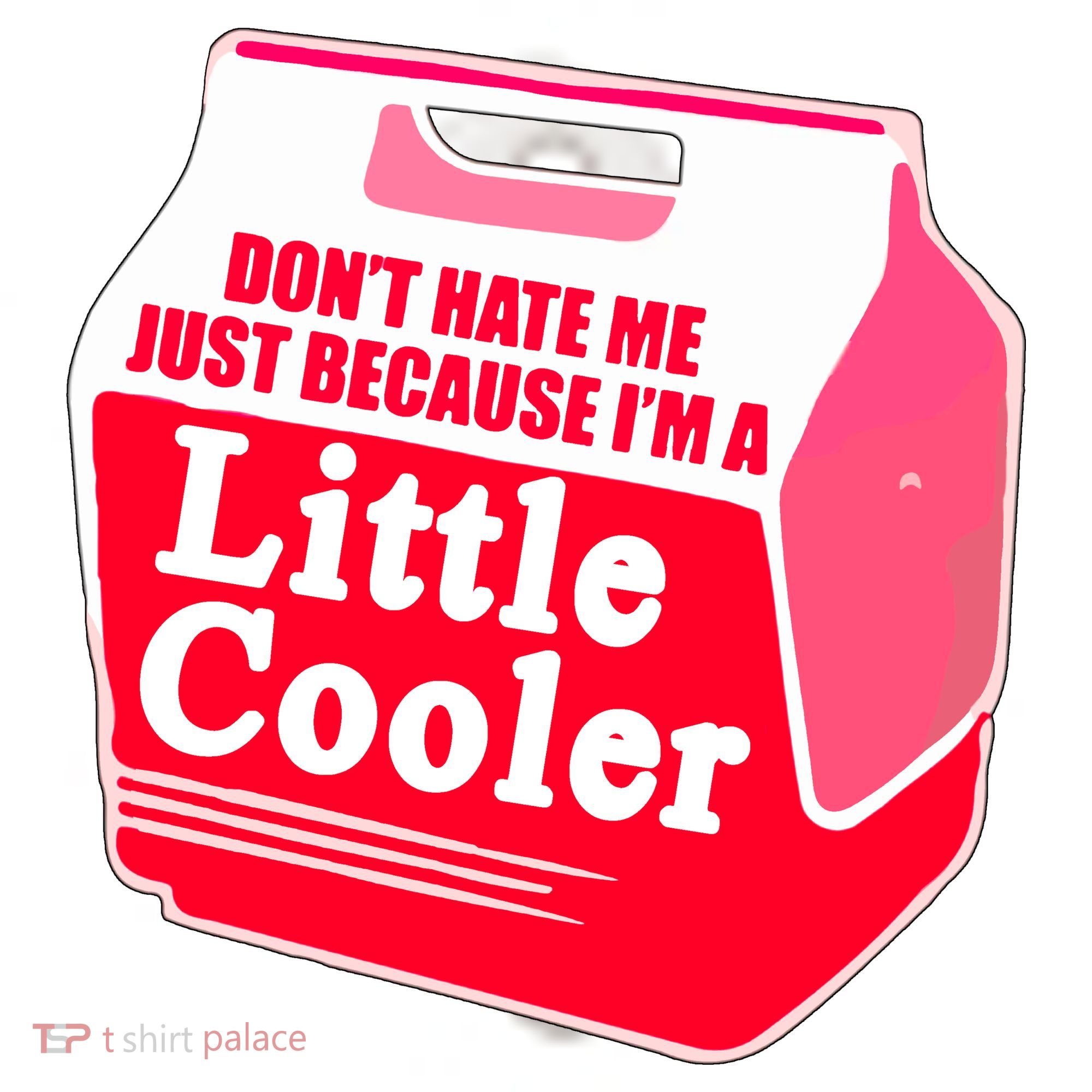 Don't Hate Me Because I'm A Little Cooler Ceramic Ornament
