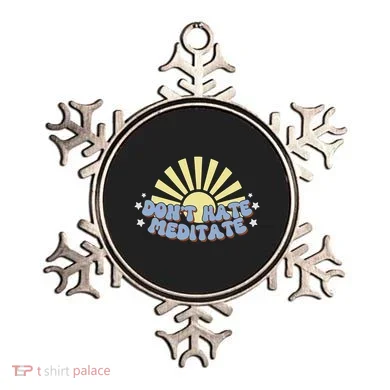 Don’T Hate Meditate Ornament
