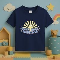 Don’T Hate Meditate Toddler T-Shirt thumb 3
