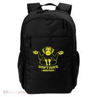 DonT Hate Meditate Backpack thumb 0