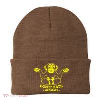 DonT Hate Meditate Beanie thumb 0