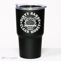 Dirty Hands Make CleanMoney Funny Mechanic Mechanist Tumbler thumb 0
