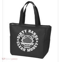 Dirty Hands Make CleanMoney Funny Mechanic Mechanist Tote Bag thumb 3