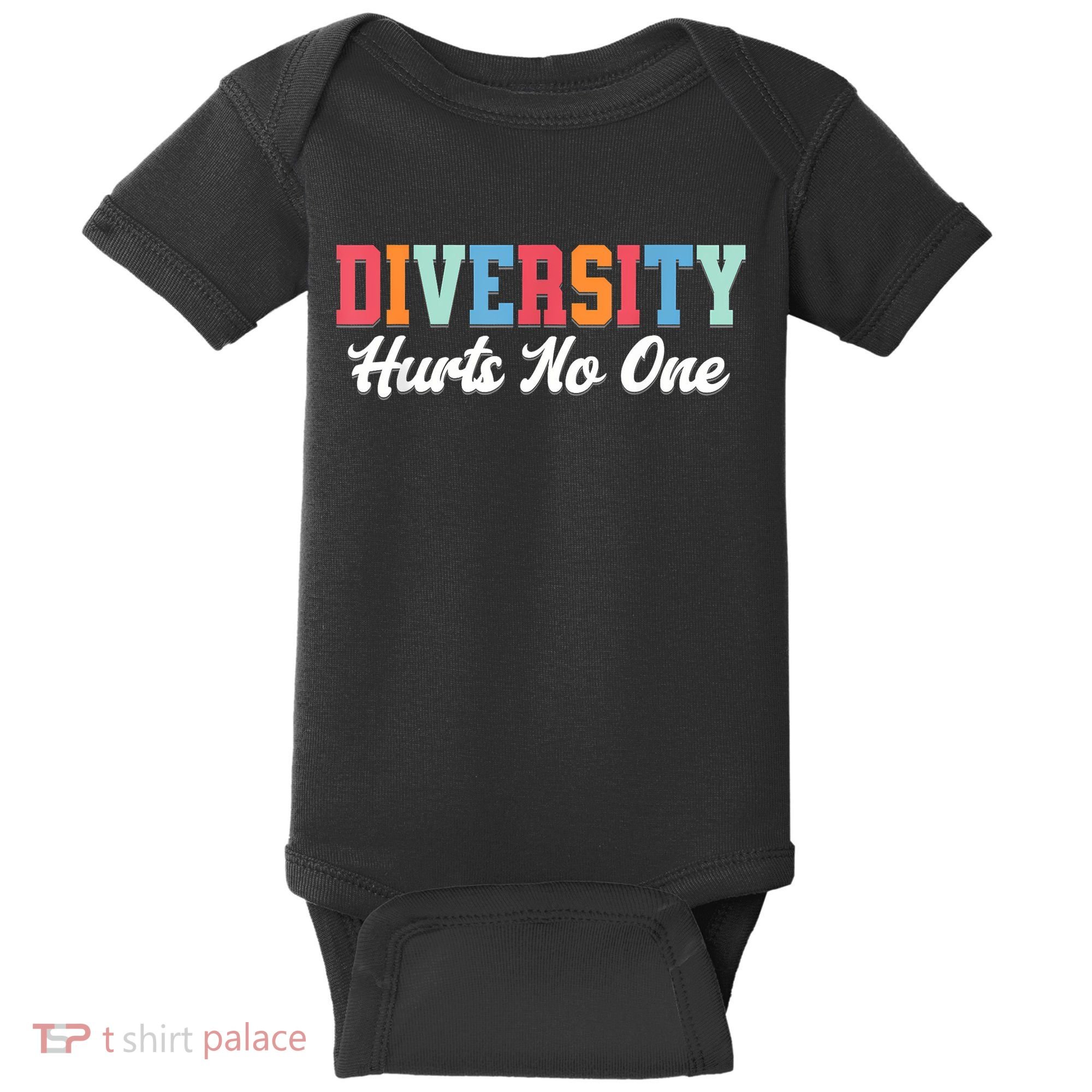Diversity Hurts No One Lgbtq+ Gifts Human Rights Equality Baby Bodysuit