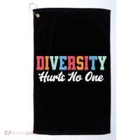 Diversity Hurts No One Lgbtq+ Gifts Human Rights Equality Golf Towel thumb 0