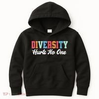 Diversity Hurts No One Lgbtq+ Gifts Human Rights Equality Kids Hoodie thumb 0
