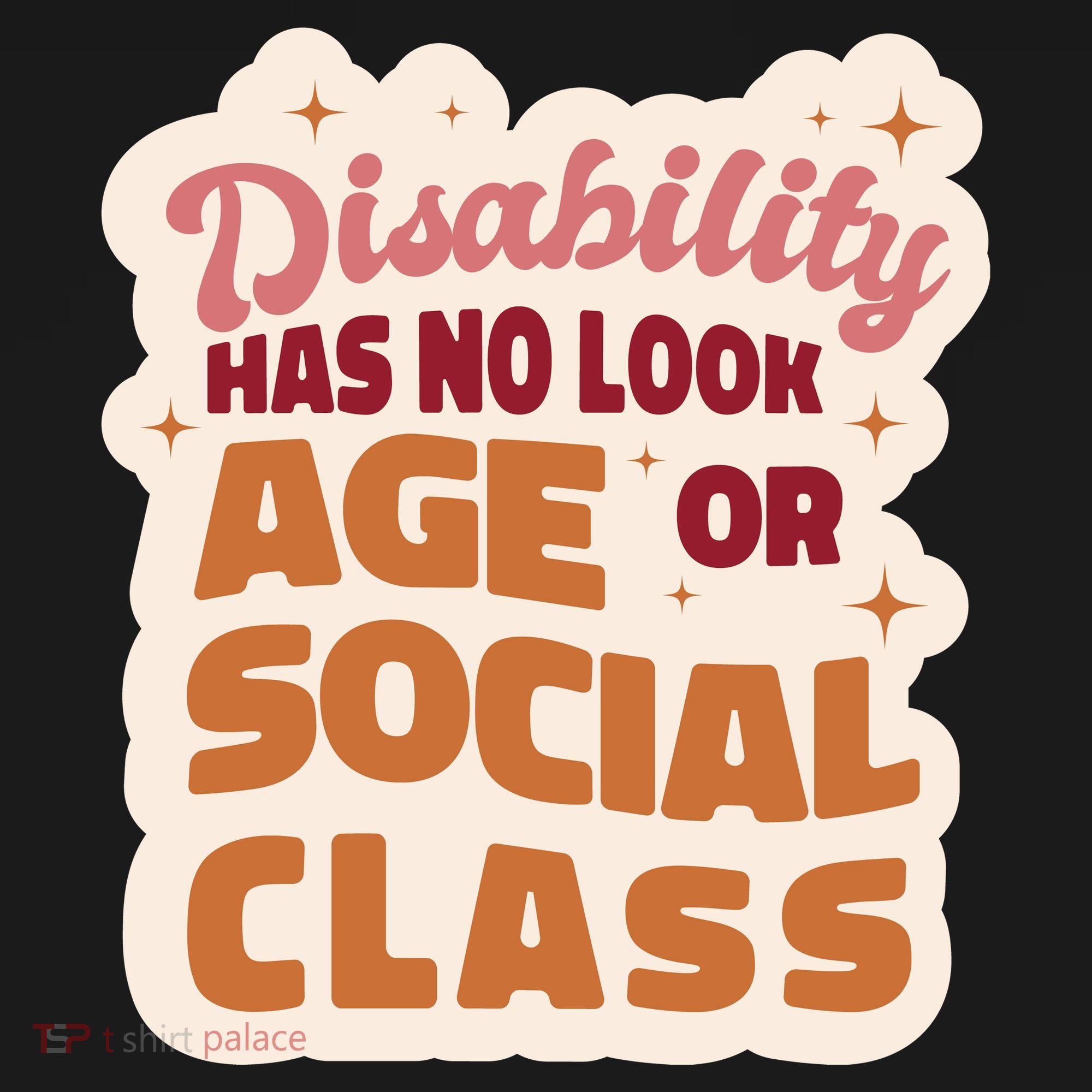 Disability Has No Look Age Or Social Class Backpack