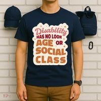 Disability Has No Look Age Or Social Class T-Shirt thumb 6