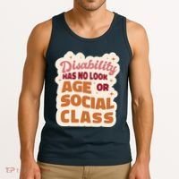 Disability Has No Look Age Or Social Class Tank Top thumb 3