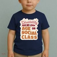 Disability Has No Look Age Or Social Class Toddler T-Shirt thumb 2