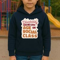 Disability Has No Look Age Or Social Class Kids Hoodie thumb 3