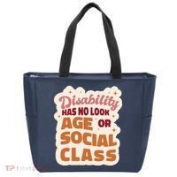Disability Has No Look Age Or Social Class Tote Bag thumb 0