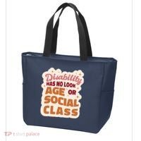 Disability Has No Look Age Or Social Class Tote Bag thumb 3