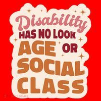 Disability Has No Look Age Or Social Class Santa Hat thumb 1