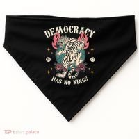 Democracy Has No Kings 86 47 Tiger USA-Made Doggie Bandana thumb 0