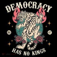 Democracy Has No Kings 86 47 Tiger Coffee Mug thumb 5