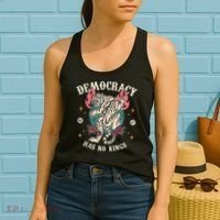Democracy Has No Kings 86 47 Tiger Women's Tank Top thumb 2