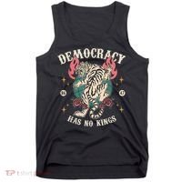 Democracy Has No Kings 86 47 Tiger Tank Top thumb 0