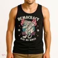 Democracy Has No Kings 86 47 Tiger Tank Top thumb 3