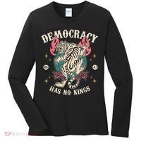 Democracy Has No Kings 86 47 Tiger Women's Long Sleeve Shirt thumb 0