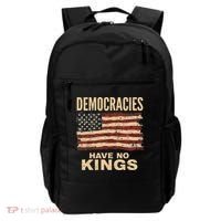 Democracies Have No Kings Political Protest Democratic Value Backpack thumb 0