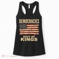 Democracies Have No Kings Political Protest Democratic Value Women's Tank Top thumb 0