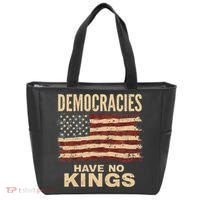 Democracies Have No Kings Political Protest Democratic Value Tote Bag thumb 0