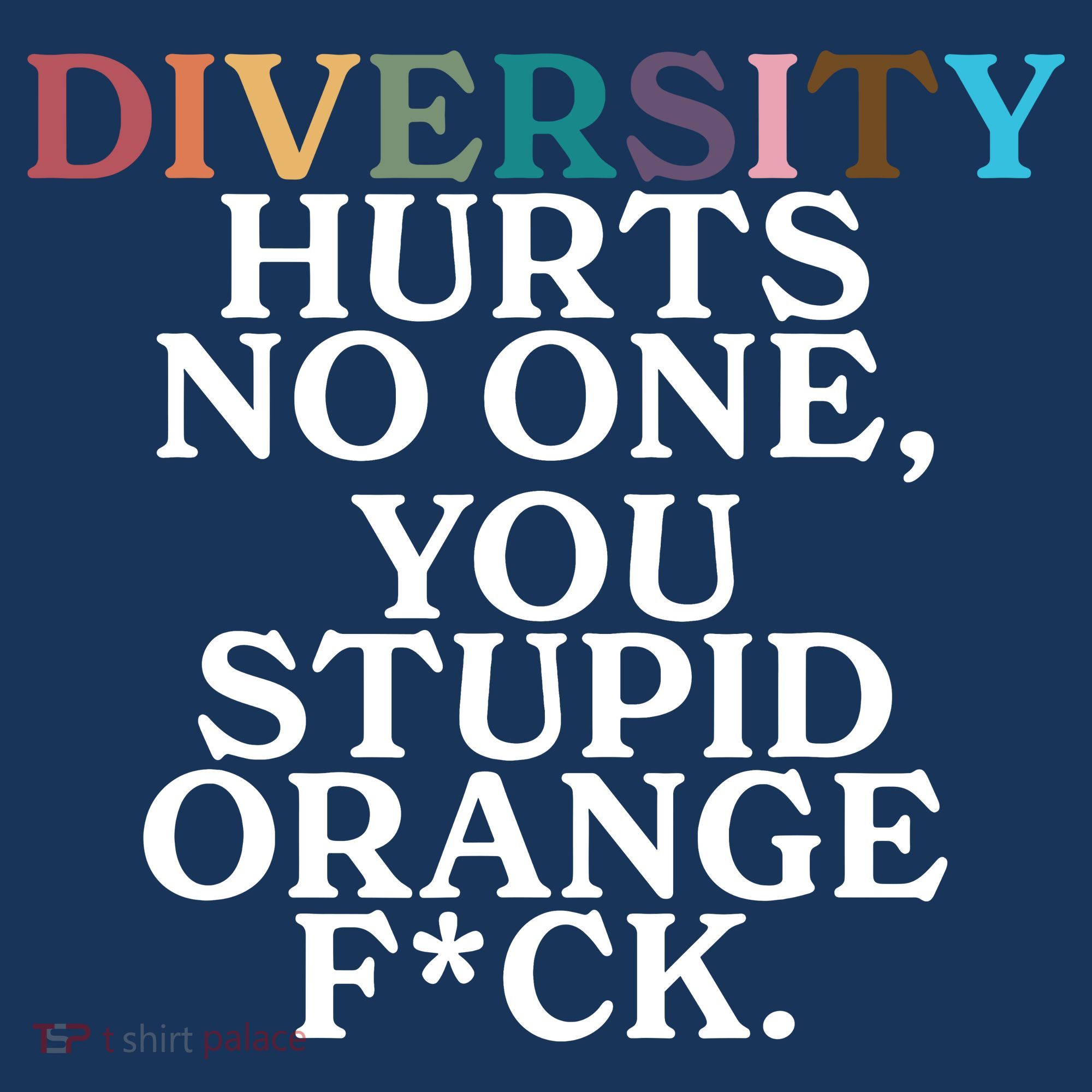 Diversity Hurts No One You Stupid Orange Fck Women's Hoodie