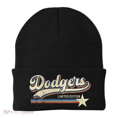 Dodgers Heart Name Beanie