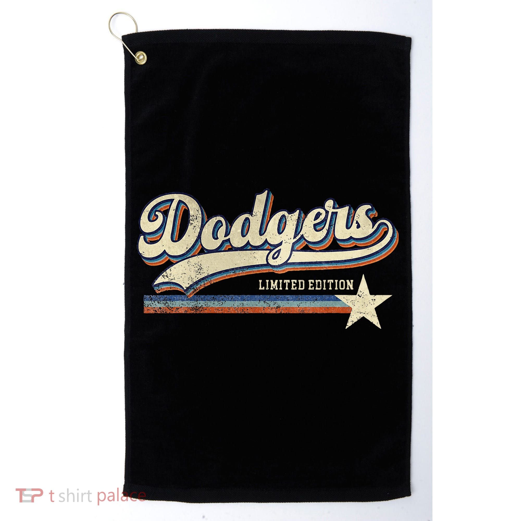 Dodgers Heart Name Golf Towel