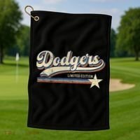 Dodgers Heart Name Golf Towel thumb 1