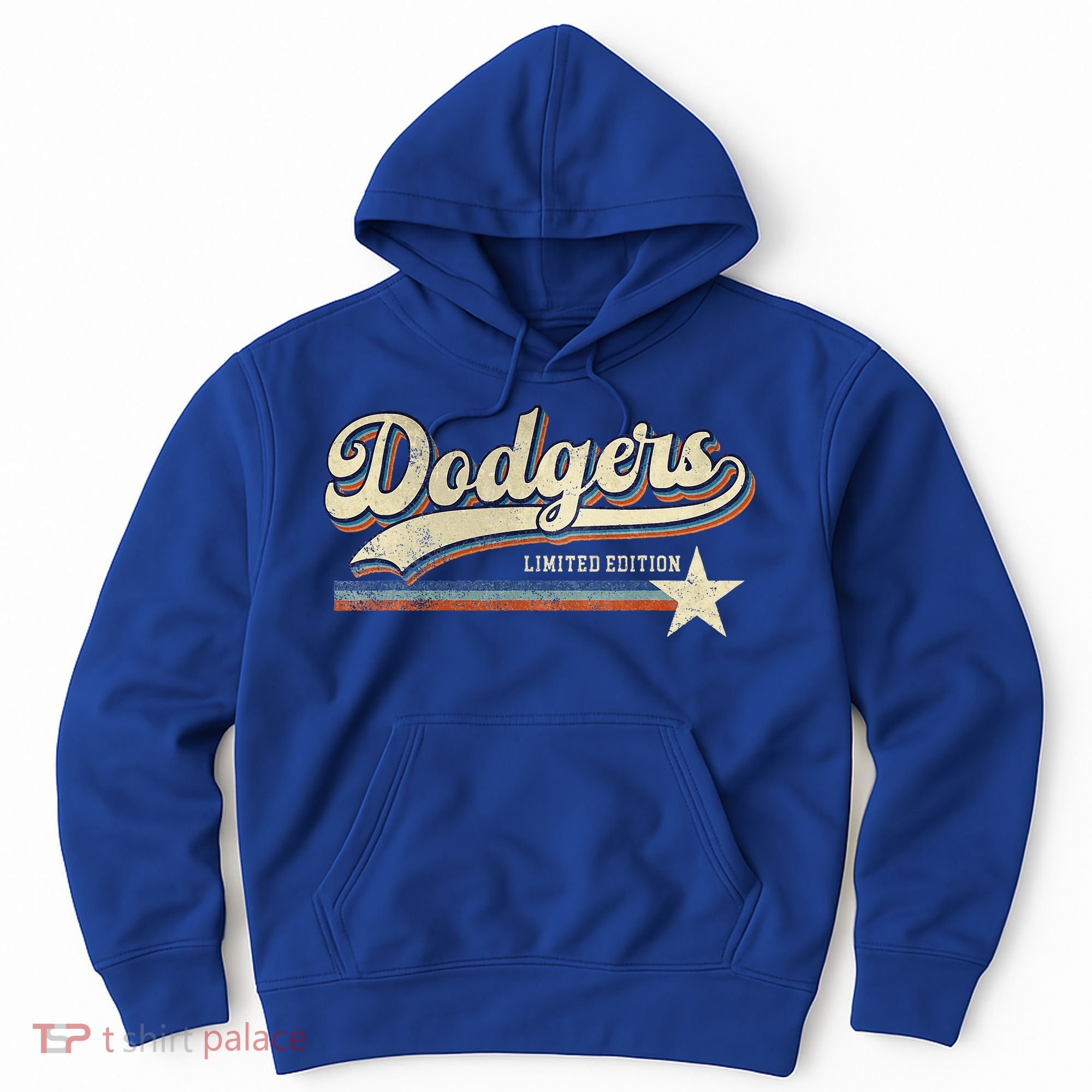 Dodgers Heart Name Hoodie