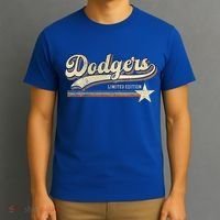 Dodgers Heart Name T-Shirt thumb 3