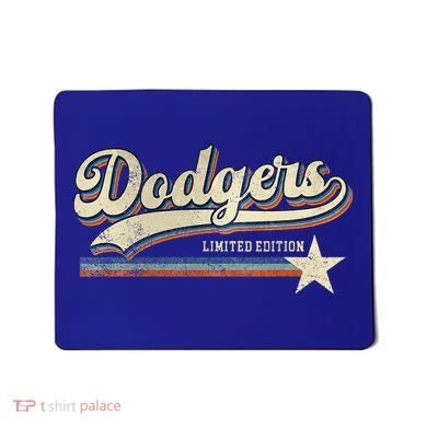 Dodgers Heart Name Mousepad