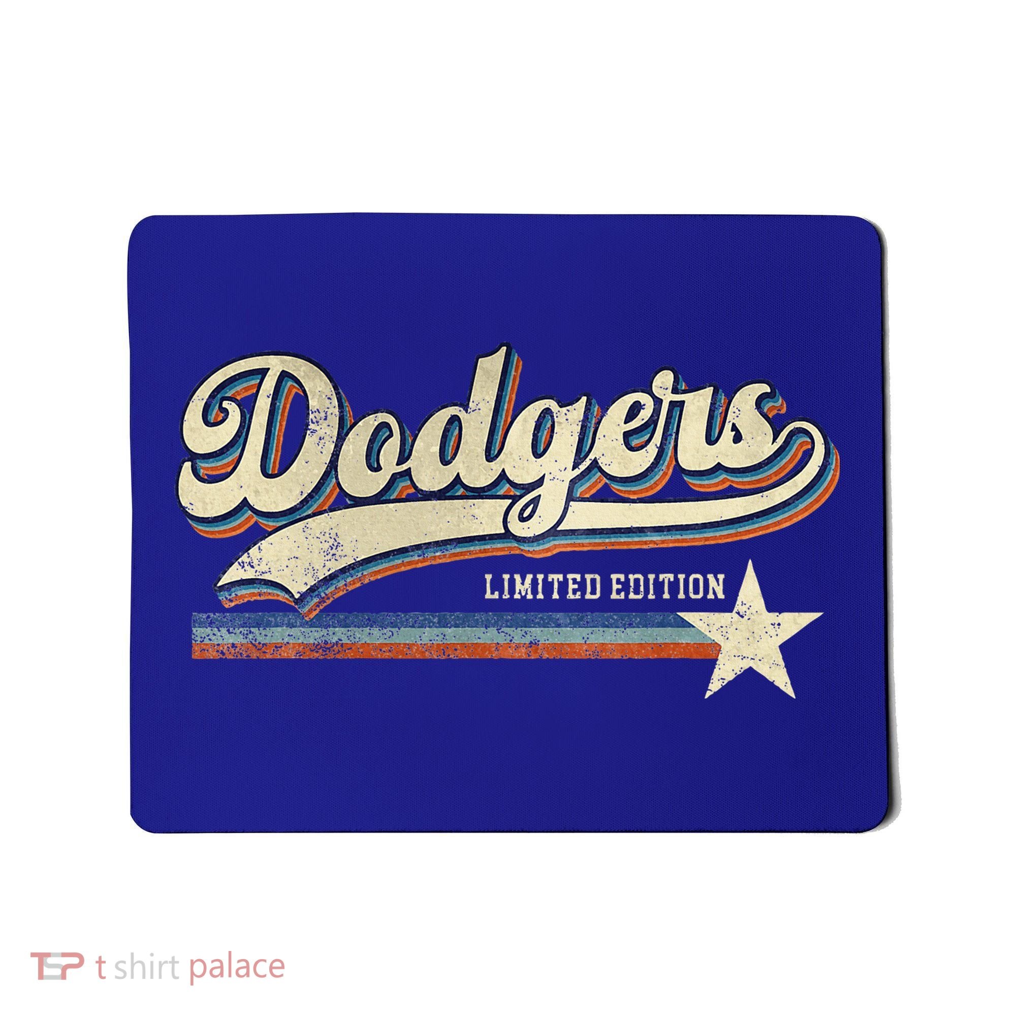 Dodgers Heart Name Mousepad