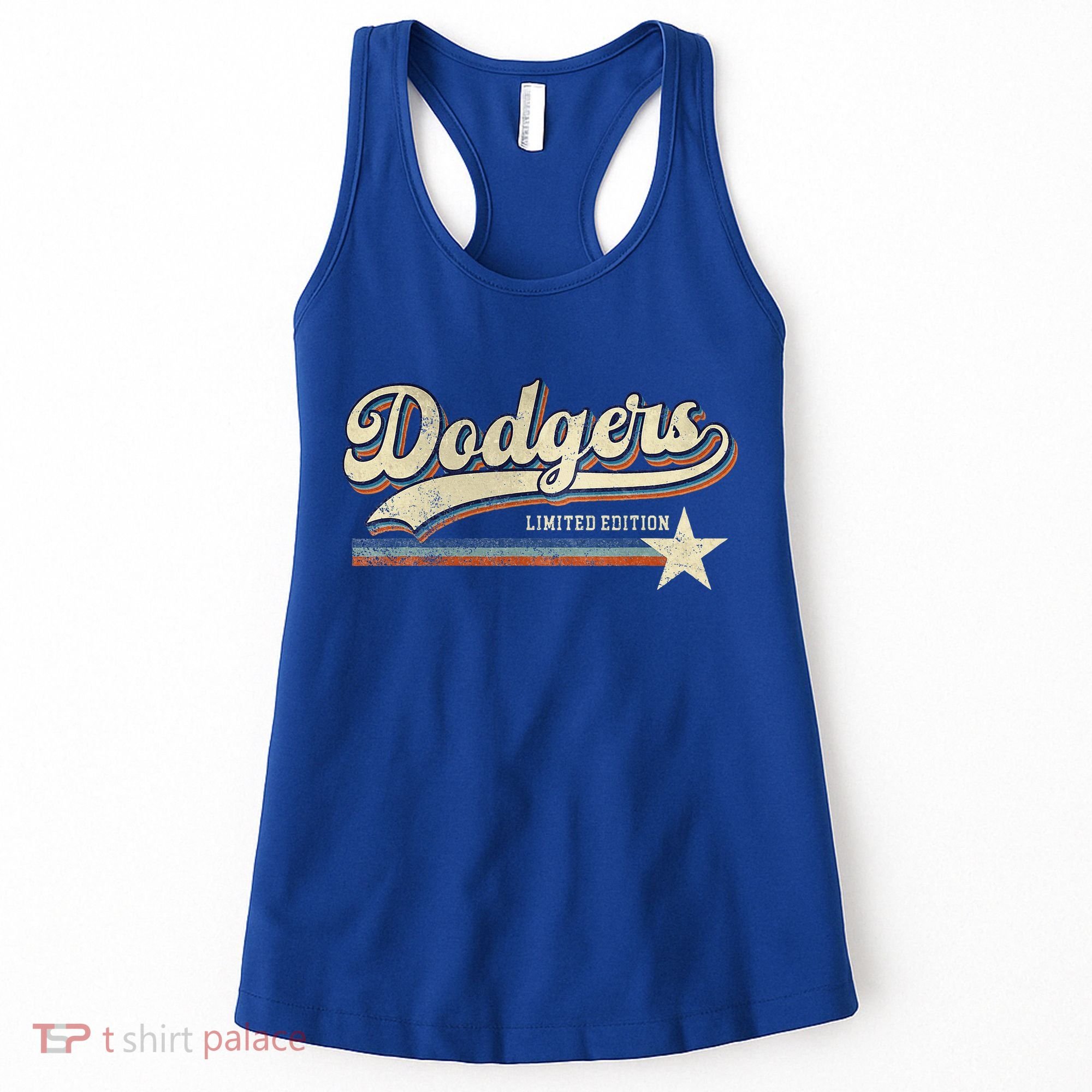 Dodgers Heart Name Women's Tank Top