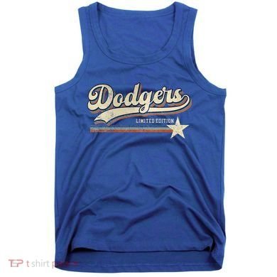 Dodgers Heart Name Tank Top