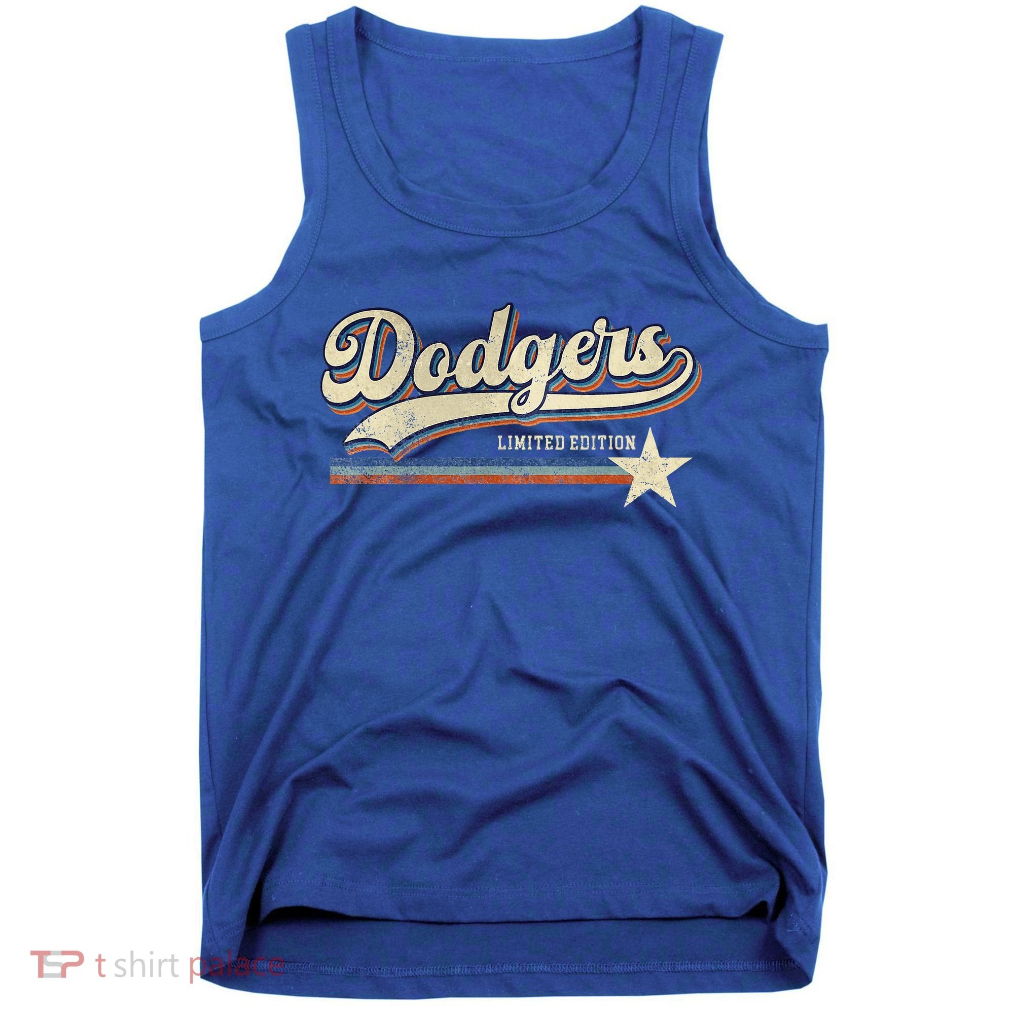 Dodgers Heart Name Tank Top