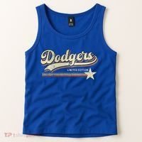 Dodgers Heart Name Tank Top thumb 2