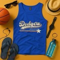 Dodgers Heart Name Tank Top thumb 4
