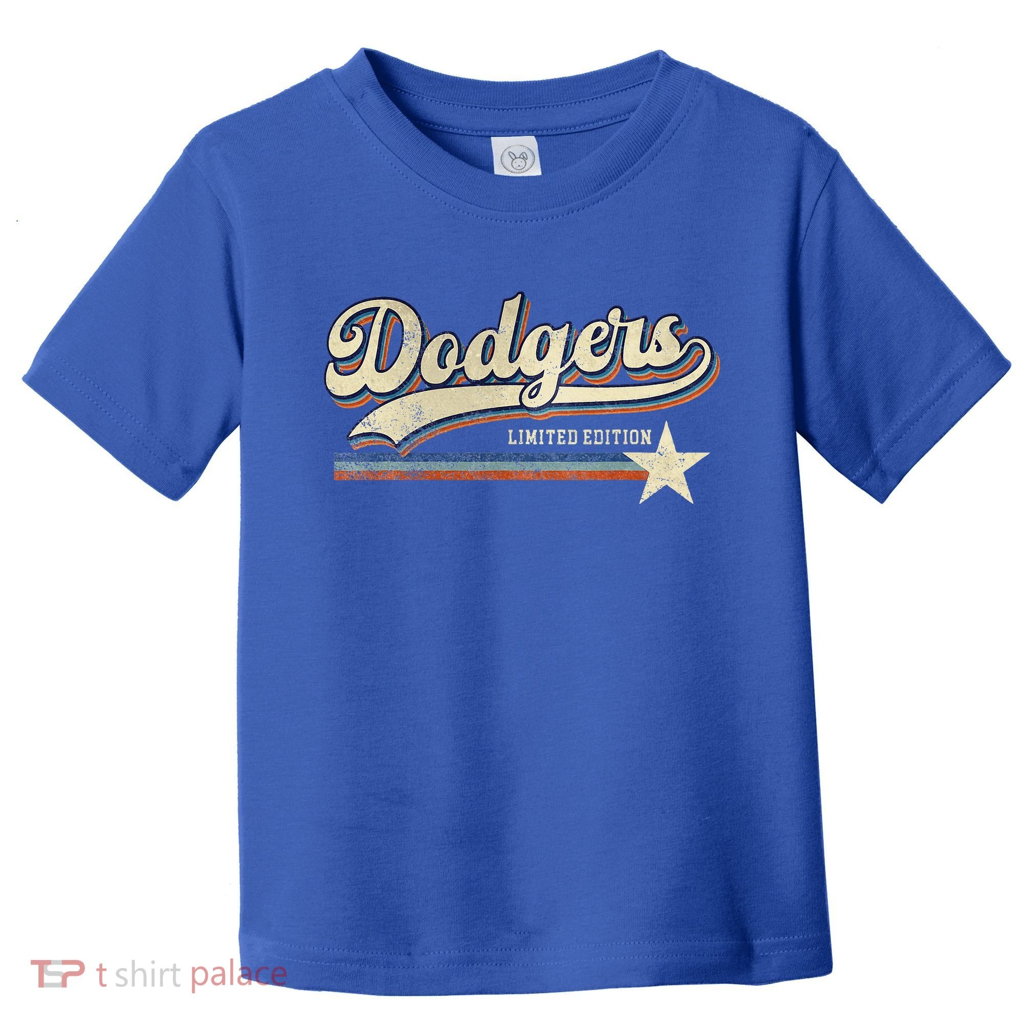 Dodgers Heart Name Toddler T-Shirt