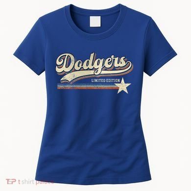 Dodgers Heart Name Women's T-Shirt
