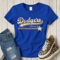Dodgers Heart Name Women's T-Shirt thumb 3