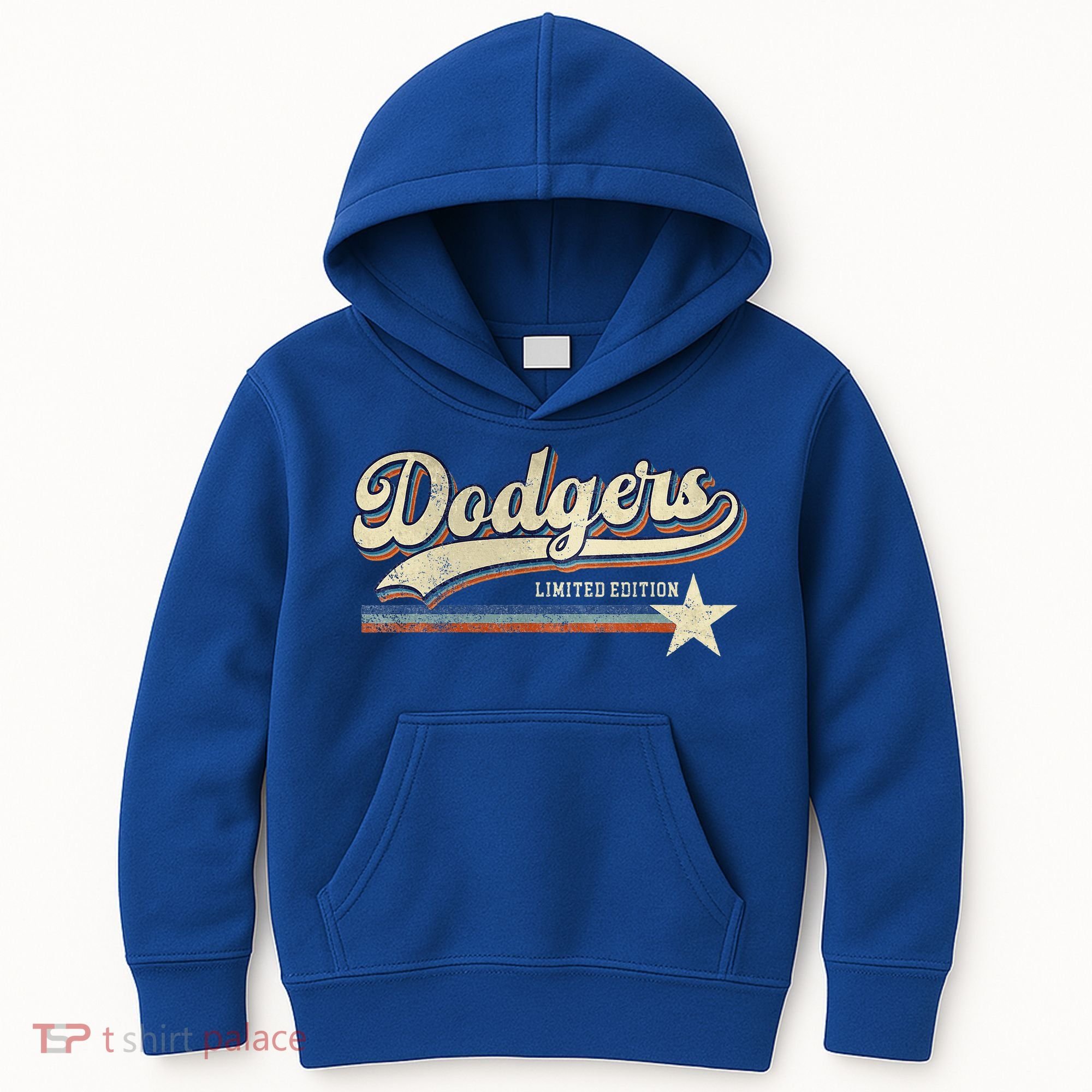 Dodgers Heart Name Kids Hoodie