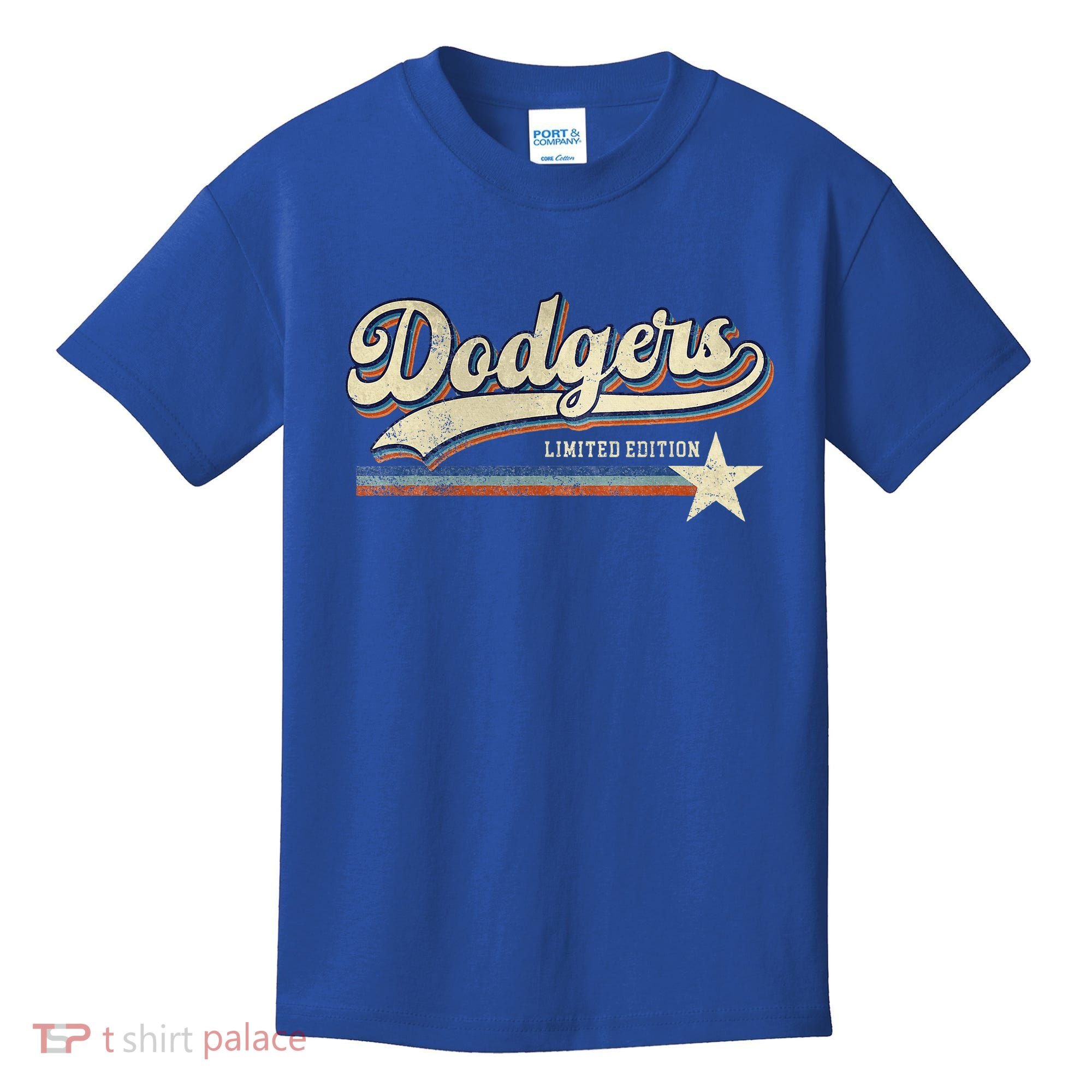 Dodgers Heart Name Kids T-Shirt