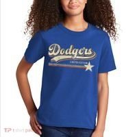 Dodgers Heart Name Kids T-Shirt thumb 2