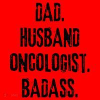 Dad Husband Oncologist Badass Medical Cancer Doctor Chemo Santa Hat thumb 1