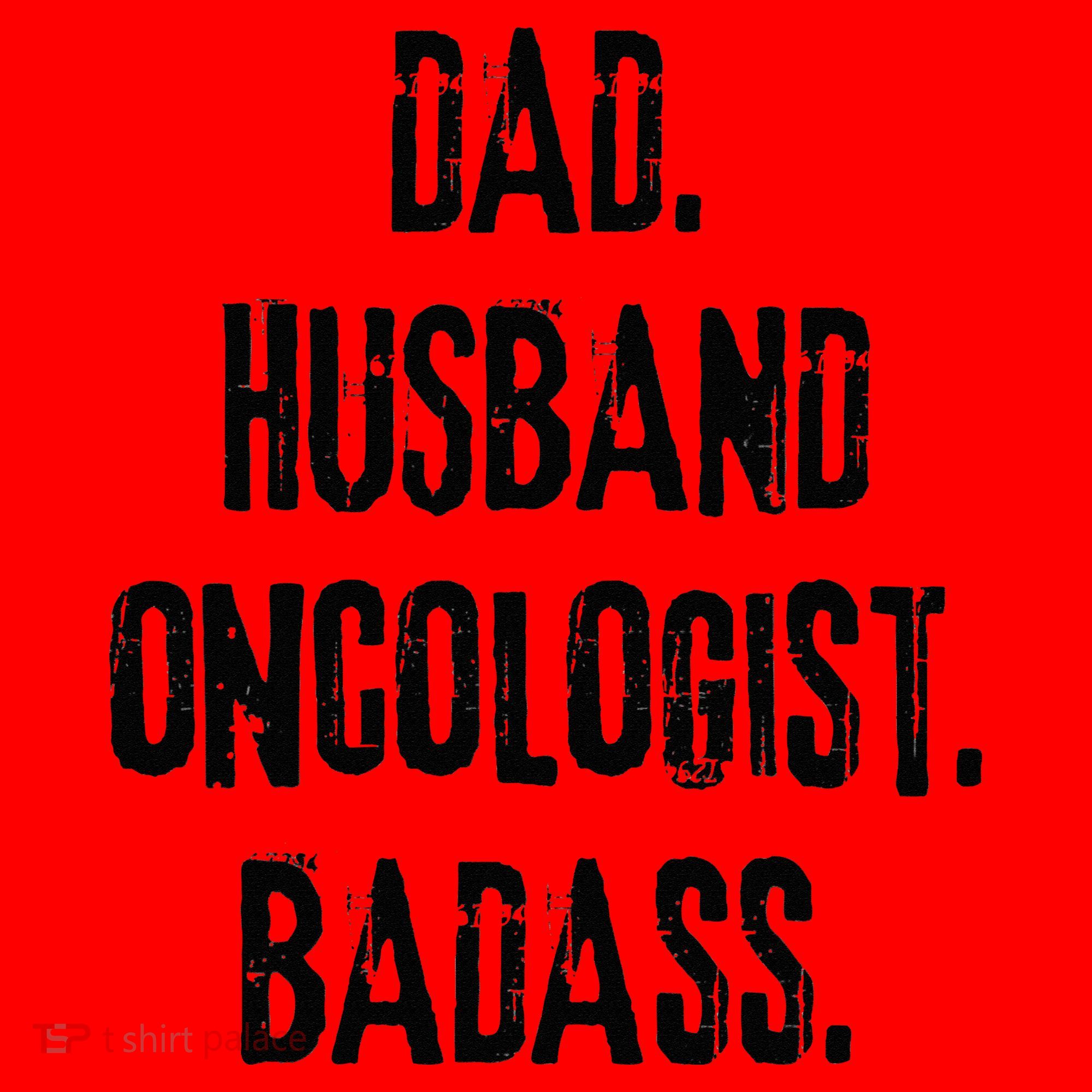 Dad Husband Oncologist Badass Medical Cancer Doctor Chemo Santa Hat